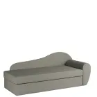 MATYLDA rošt, válenda celočalouněná, provedení pravé, látka BO 26 šedá